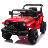 12V Kids Ride On Electric Truck Car W/Parents Control,2WD,Four-wheel suspension,