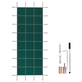 16x40 ft Rectangle Inground Pool Safety Cover Green Mesh