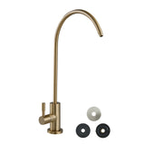 Stainless Steel Lead-Free Water Purifier Faucet Brushed Gold