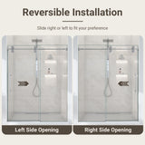56"-60"W*72" H Frameless Single Sliding Shower Door