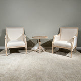 Linen Dining Chair Beige