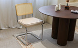 Set of 2 Fabric Dining Chair Champagne