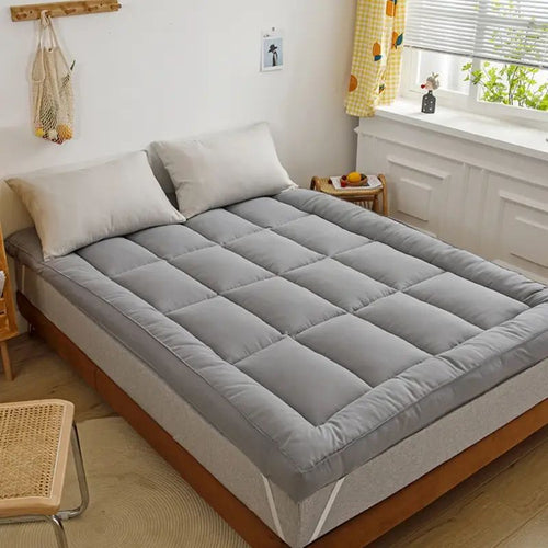 Gray King Mattress Topper Pad