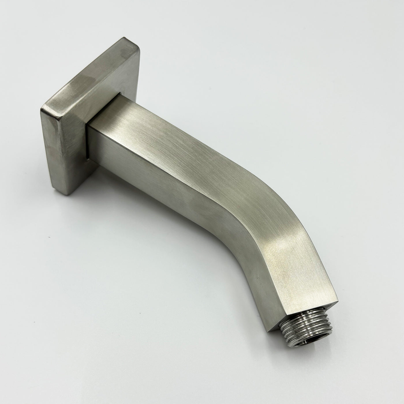 Square Shower Arm Wall Mount 1/2 NPT Tapered Threads