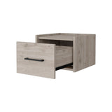 Floating Wall-Mounted Nightstand with Drawer, 13.8" Wide