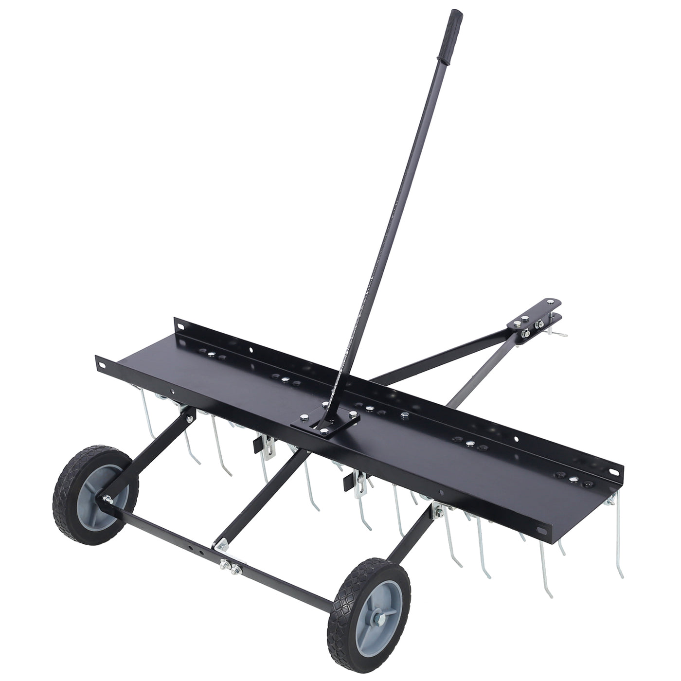 40-Inch Lawn Sweeper Tow Behind Dethatcher Rake
