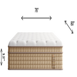 12' King Hybrid Mattress Gel Memory Foam Innerspring