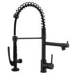 Commercial Kitchen Faucet Pull Down Single Handle Sprayer