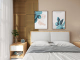 4PCS Walnut--Acoustic Panels & Wooden Strip Acoustic Boards - Suitable