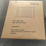 29.5-44.1" Wide Baby Gate for Stairs, Dog Gate Indoor for Doorways