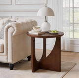 Solid Wood End Table Walnut