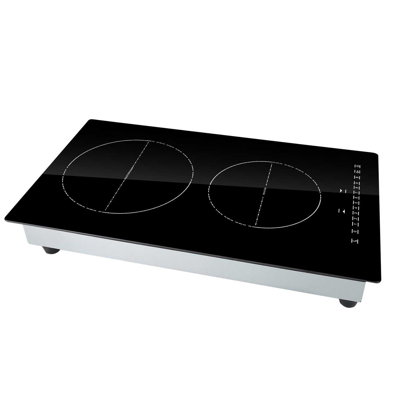 2 Burner 12" Induction Cooktop 3000W LED Touch Screen Child Lock