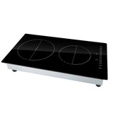 2 Burner 12" Induction Cooktop 3000W LED Touch Screen Child Lock