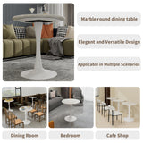 Metal Dining Table White