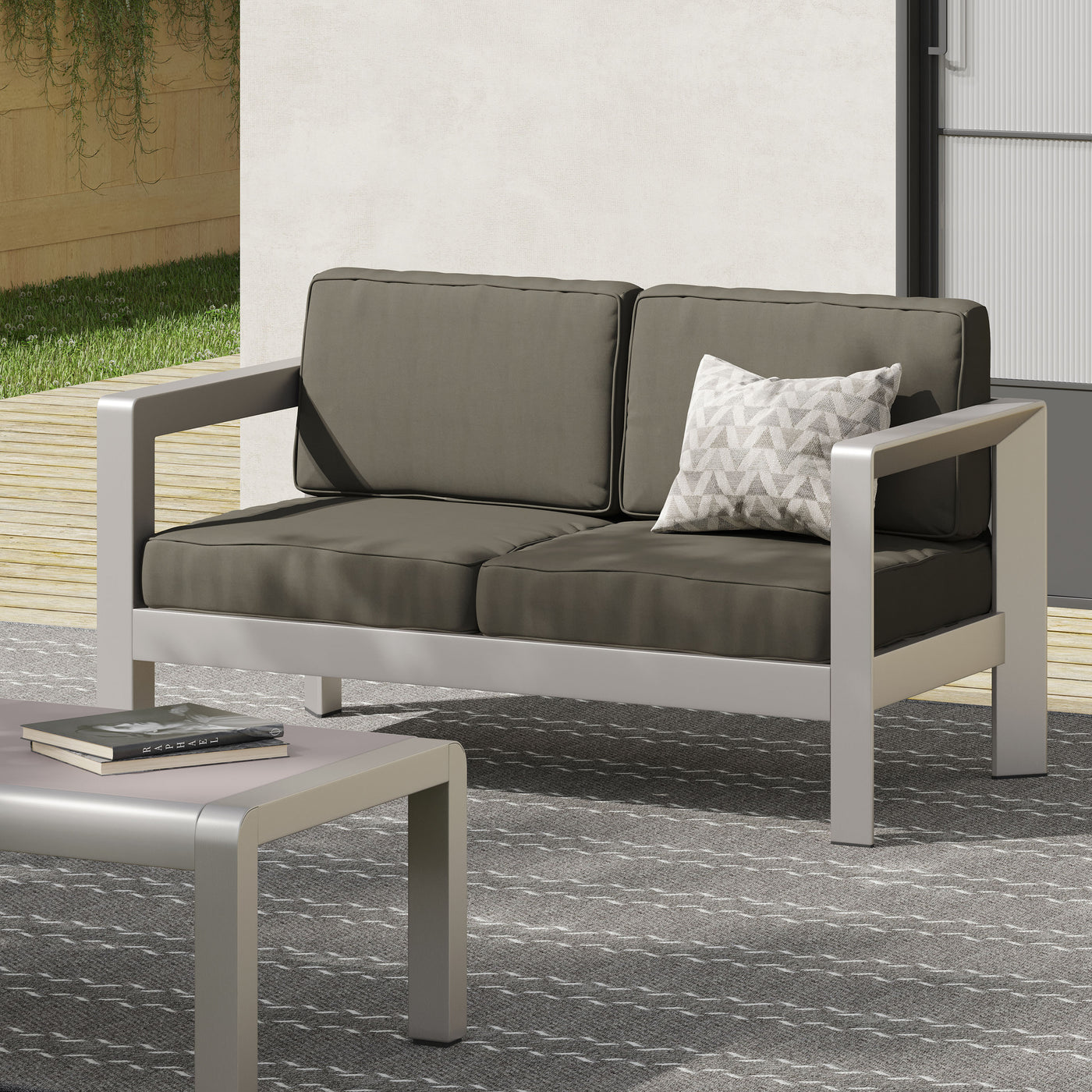 Low-profile Outdoor Loveseat