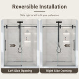 56"-60"W*72" H Frameless Single Sliding Shower Door