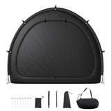 Outdoor Bike Storage Tent Fan-Shaped Waterproof Bike Tent for 4 to 5 Bikes