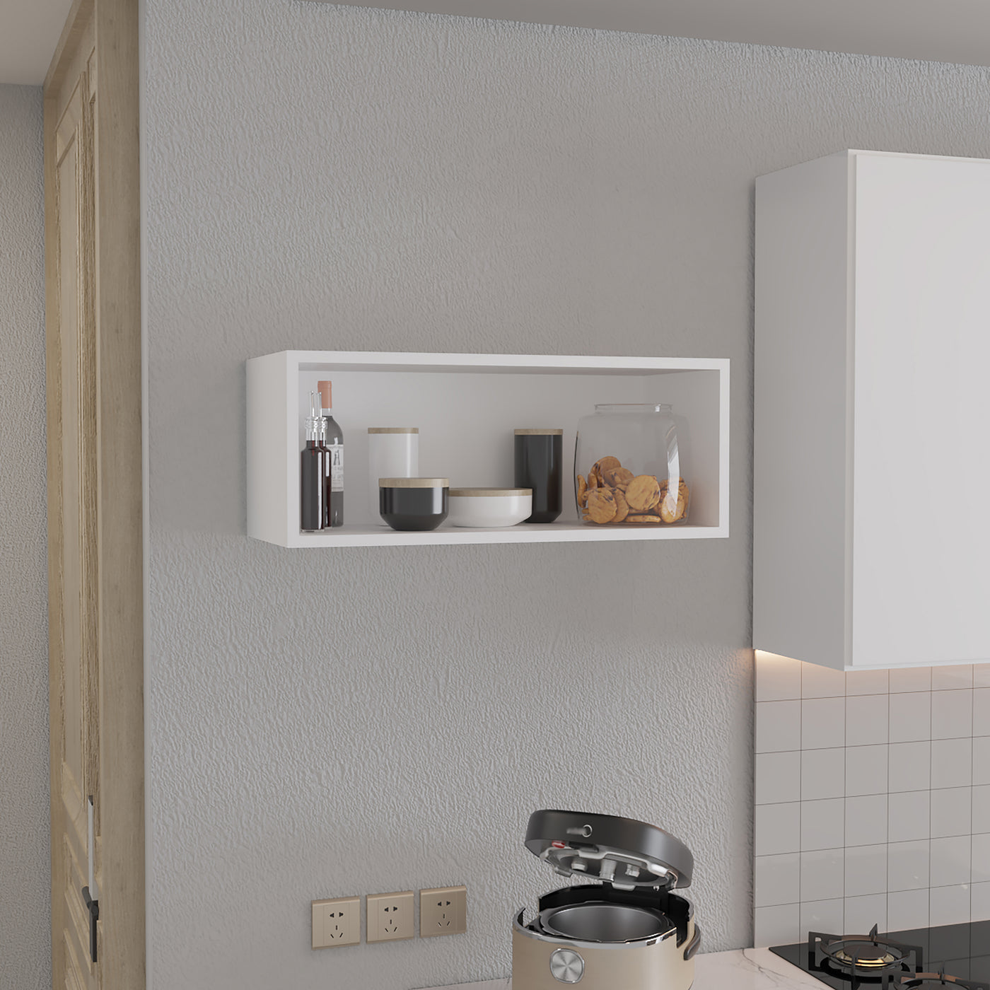 30" x 12" Open Wall Cabinet Shelf Storage Cube