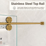 56"-60"W*72" H Frameless Single Sliding Shower Door