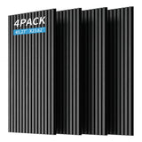 Wood Panels for Wall Slat Wall Panels, 4PC Wood Slat Acoustic Panels