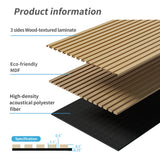 Wood Panels for Wall Slat Wall Panels, 2PC Wood Slat Acoustic Panels