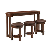 Solid Wood Bar Table Set Cherry