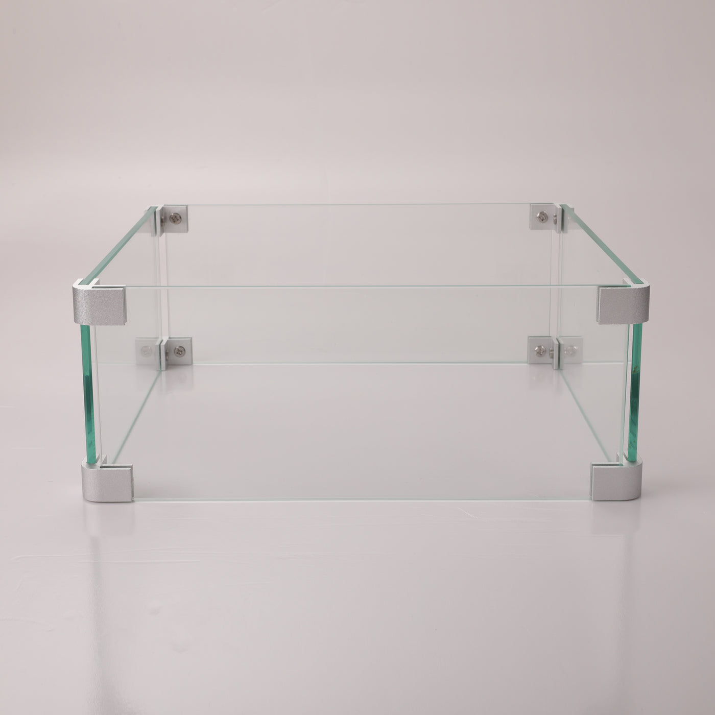 Glass Wind Guard Square Windshield for Square Fire Table