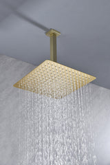 10" High Pressure Rain Shower Head Rainfall Showerhead
