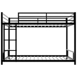 Twin Metal Bunk Bed Black