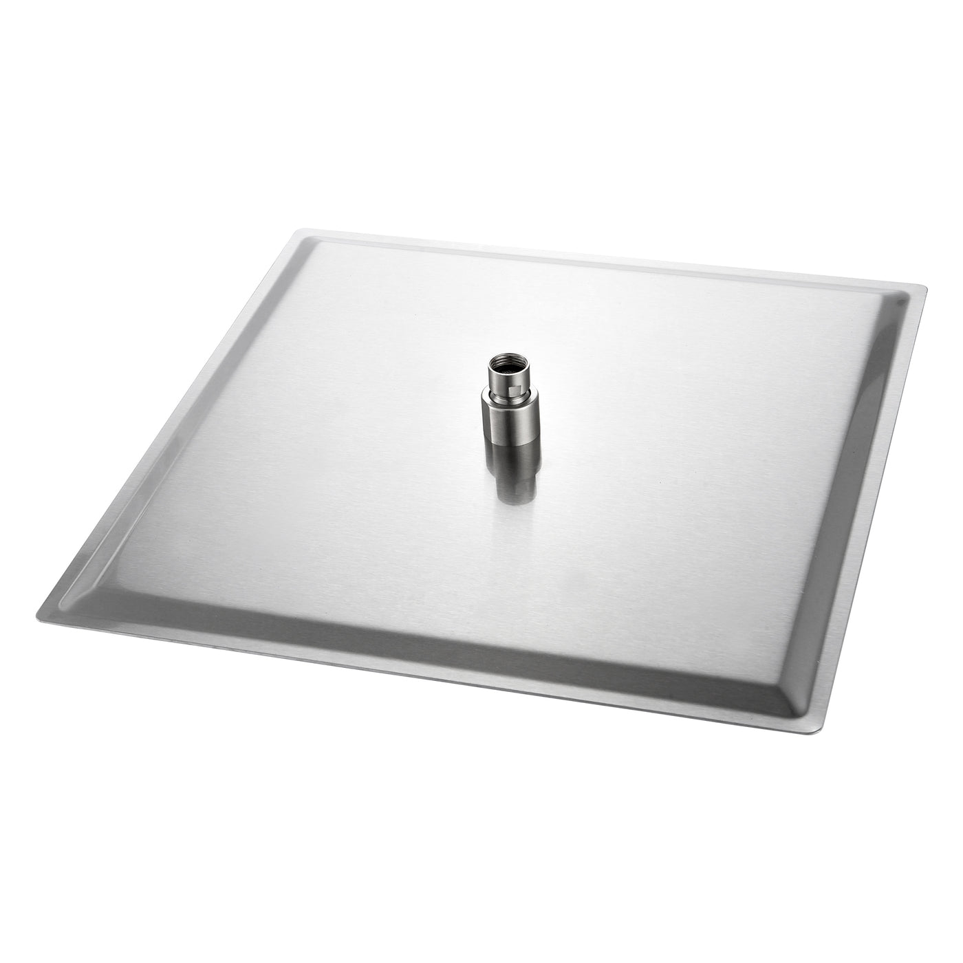 10" Square Rainfall Shower Head Brushed Nickel Stainless Steel
