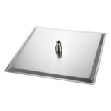 10" Square Rainfall Shower Head Brushed Nickel Stainless Steel