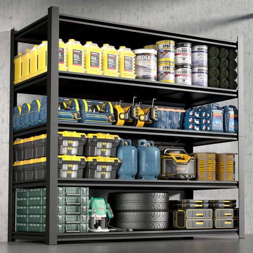 Heavy Duty 5-Layer Adjustable Steel Storage Shelves Rack
