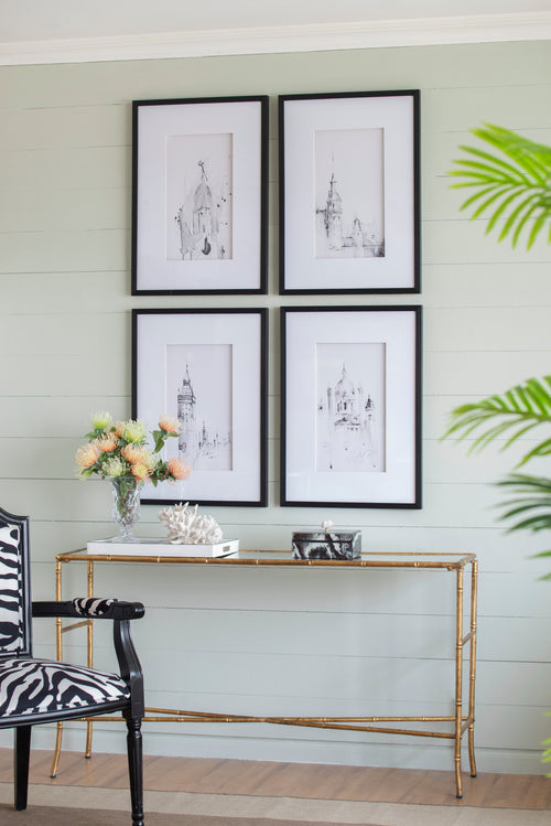 Set of 4 Architecture Wall Art Prints 20" x 28