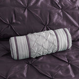 7-Piece Comforter Set - Pleated Tufted Polyester - Queen