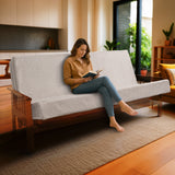 Memory Foam Full Futon Mattress Washable Cover Foldable