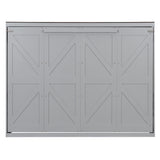Queen Engineered Wood Murphy Bed Gray