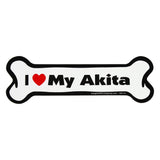 I Love My Dog Car Magnet: Breeds A - K