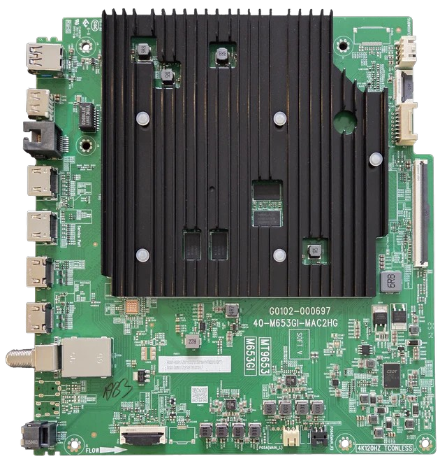 G0301-000917-Z00 TCL Main Board, G0102-000697, 40-M653GI-MAC2HG, 65QM67K,