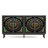 60.3 "Decorative Cabinet with 4 doors