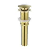Pop Up Drain Stopper 304 Stainless Steel Vessel Sink