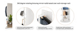 360° Rotating 69"x20" Multifunctional Full Length Mirror