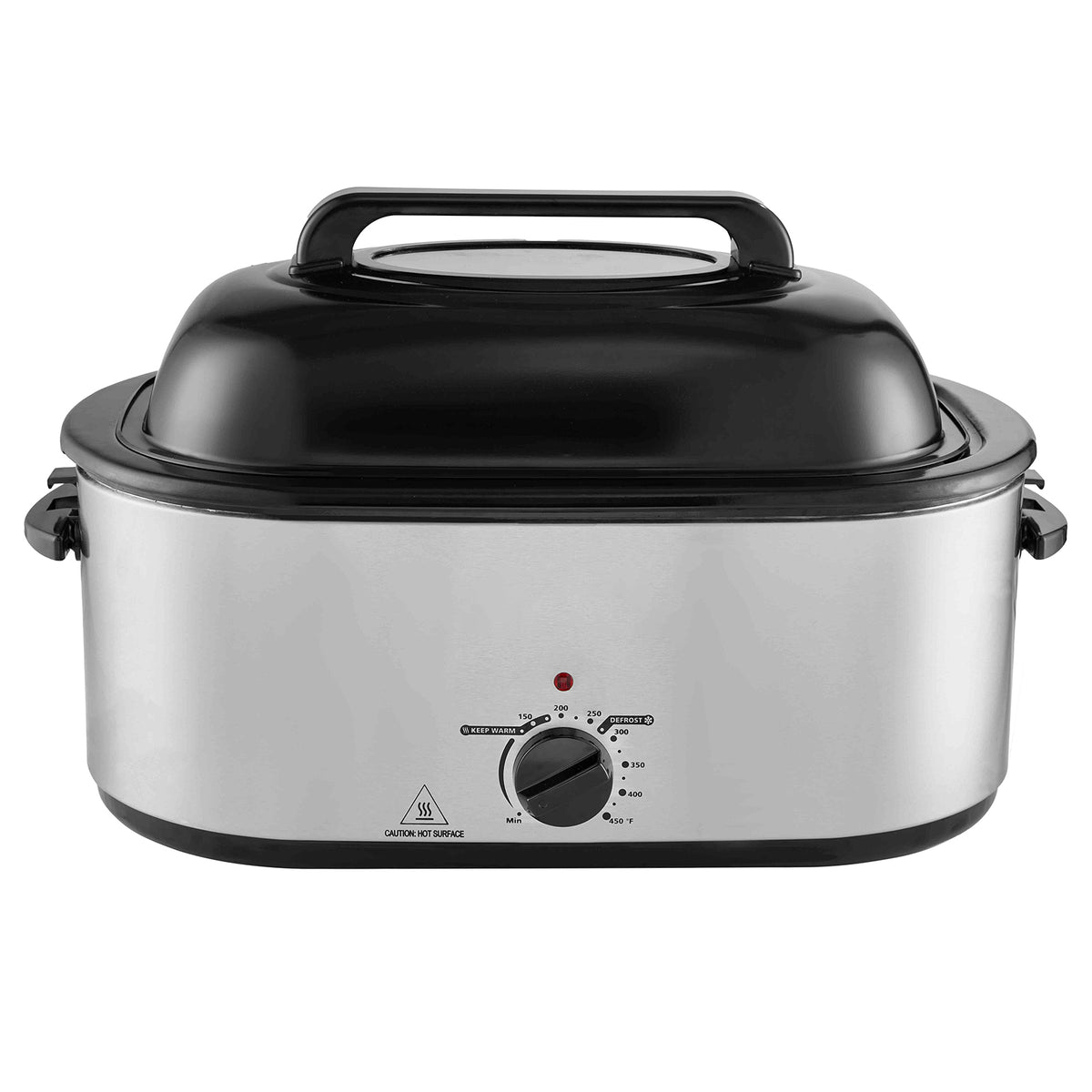 Electric Roaster Oven, 24 QT Turkey Roaster Oven with Self-Basting Lid