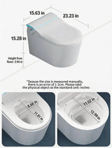 Wall-mounted Smart Toilet, Automatic Lid Opening, No Water Pressure Limitation
