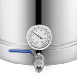 Stainless Steel Kettle, 16 GALLON Brewing Pot, Tri Ply Bottom for Beer