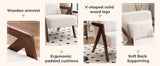 Chenille Accent Chair Beige