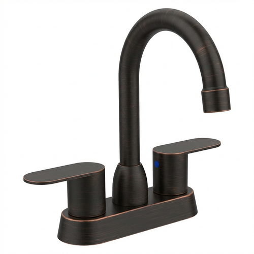 Oil Rubbed Bronze 2-Handle Bathroom Sink Faucet 360 Degree Swivel