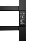 Towel Warmer 6 Bar Electric Heated Towel Rack Wall Mount Plug-in/Bath Towel