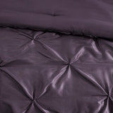 7-Piece Comforter Set - Pleated Tufted Polyester - Queen