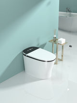 Smart Toilet with Bidet Built in, ADA One-Piece Toilet Auto Open/Close & Flush