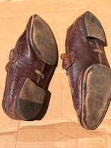 Gucci Guccissima Horsebit Loafer Dark Brown EUR 40 US 7 - Model 40611 - As Is